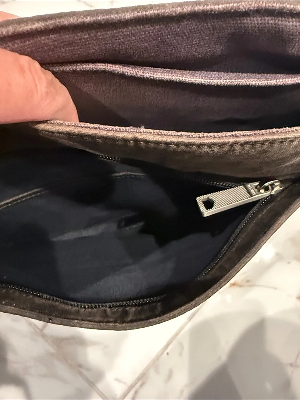 Jack Spade Brown Canvas Messenger with Black Strap
